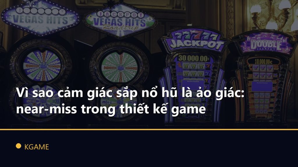 Vì sao cảm giác sắp nổ hũ là ảo giác: near-miss trong thiết kế game